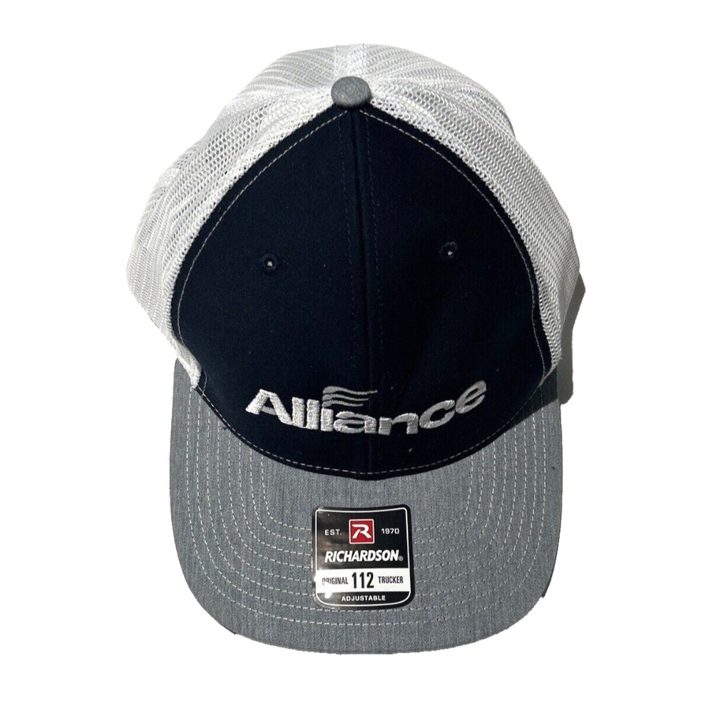 Alliance Technical Group Hat Cap‎ Gray Mesh Adult Snapback Richardson NWOT